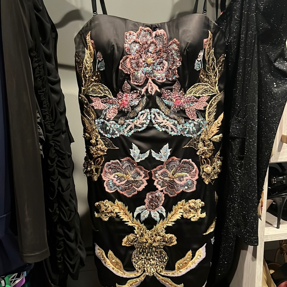 Mandalay Beaded detailed dress size 12, worn once years ago, still like new